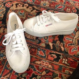 Platform white Superga - size 36